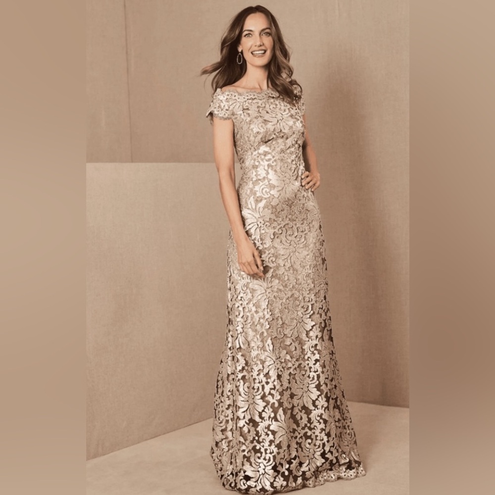 Tadashi Shoji Odette Off the Shoulder Dress